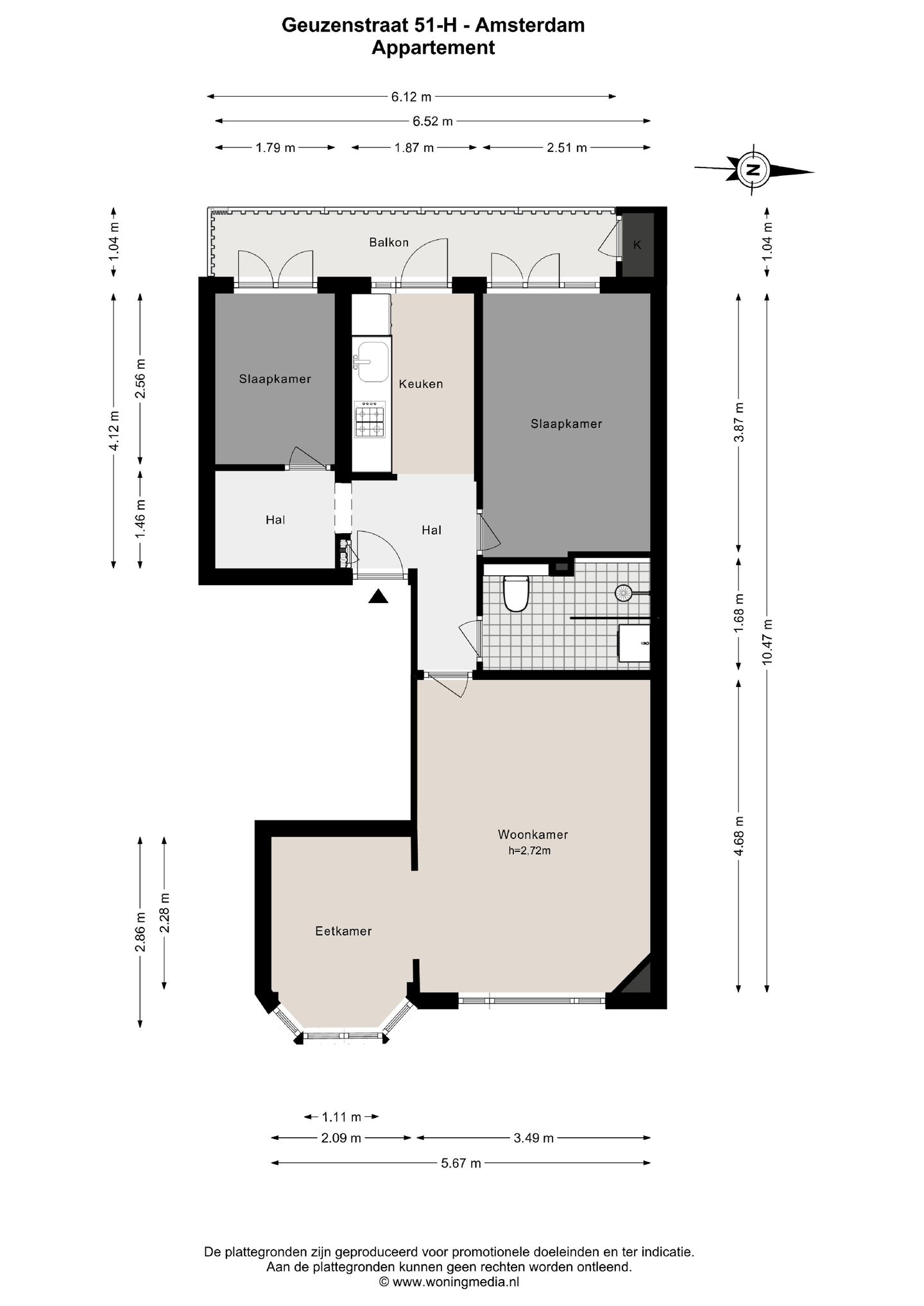 Foto 29 van Geuzenstraat 51-H