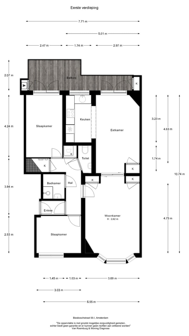 Foto 28 van Biesboschstraat 55-1