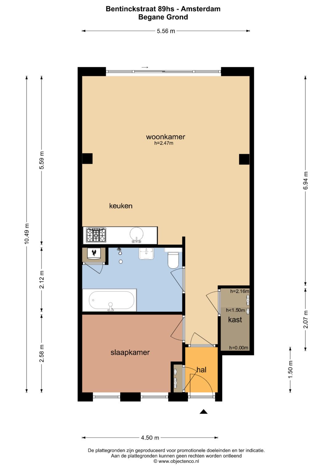 Foto 22 van Bentinckstraat 89-H