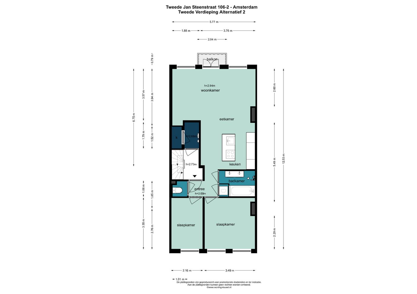 Foto 34 van Tweede Jan Steenstraat 106-2