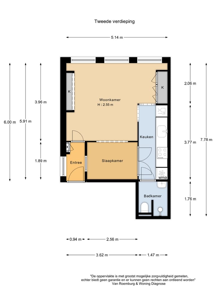 Foto 21 van Eerste Goudsbloemdwarsstraat 14-A1