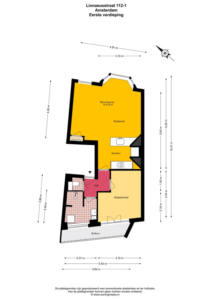 Foto 19 van Linnaeusstraat 112-1