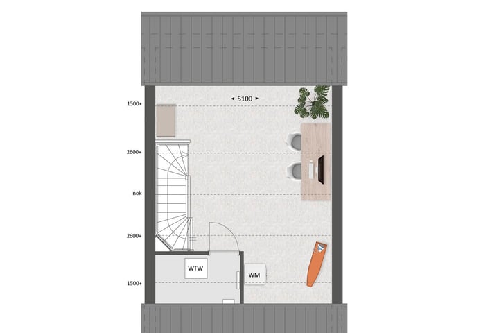 Foto 4 van Rijwoningen | TYPE C (Bouwnr. 112)