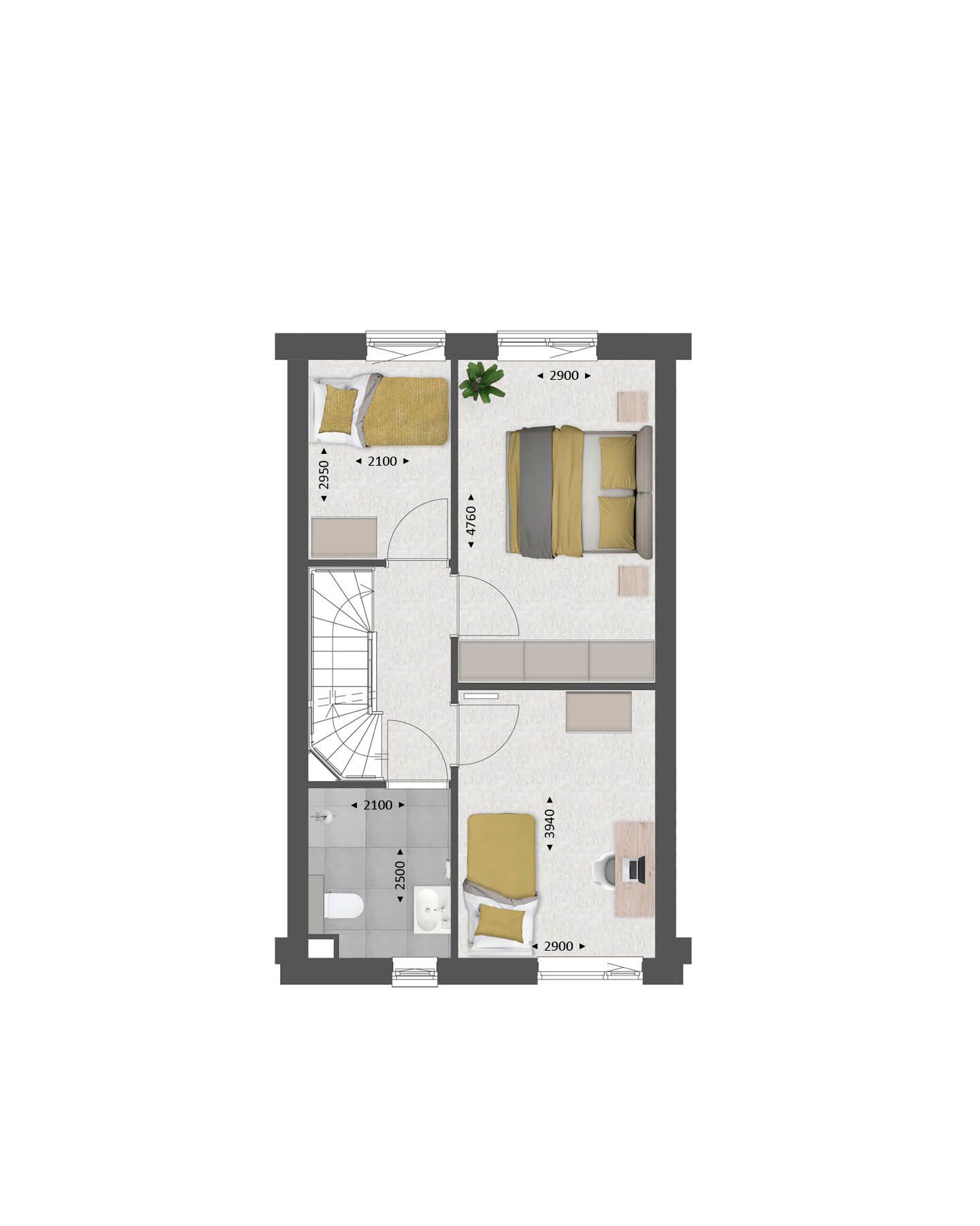 Foto 3 van Rijwoningen met topgevel | TYPE I (Bouwnr. 119)