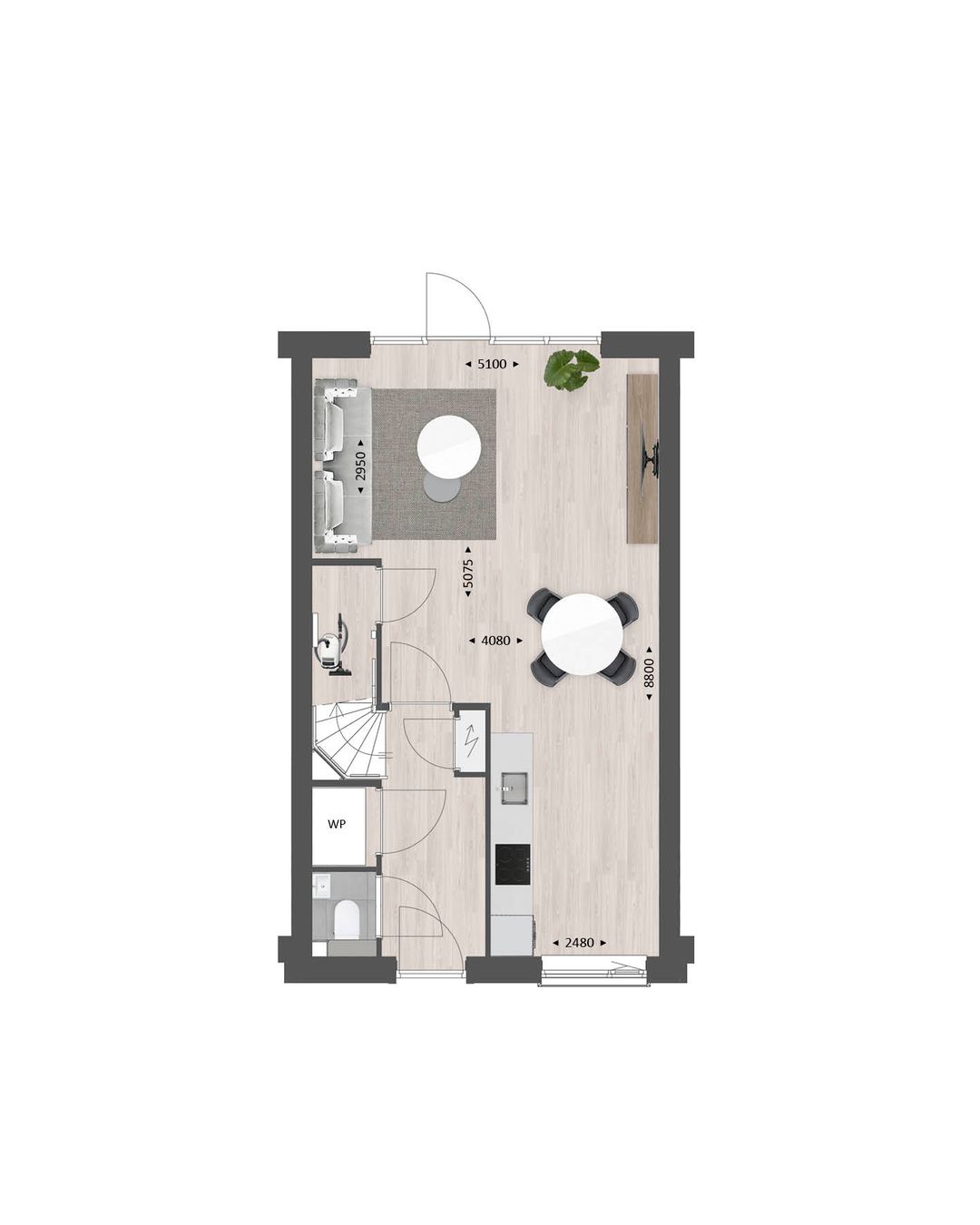 Photo 2 of Rijwoningen met topgevel | TYPE I (Bouwnr. 105)