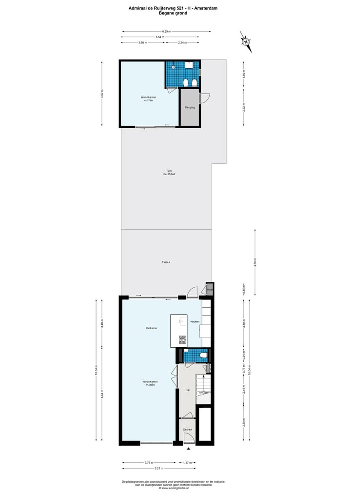 Foto 33 van Admiraal De Ruijterweg 521-H