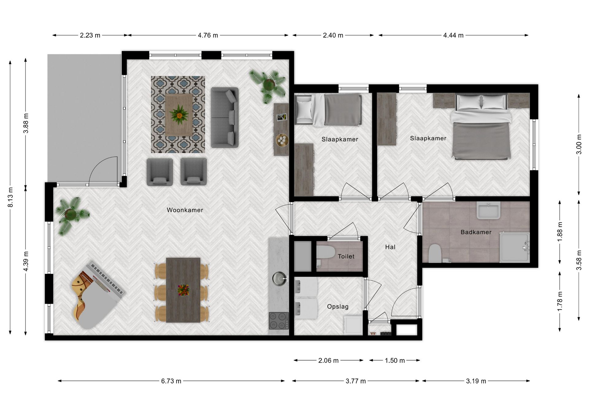 Foto 63 van Type A (Bouwnr. 28.)