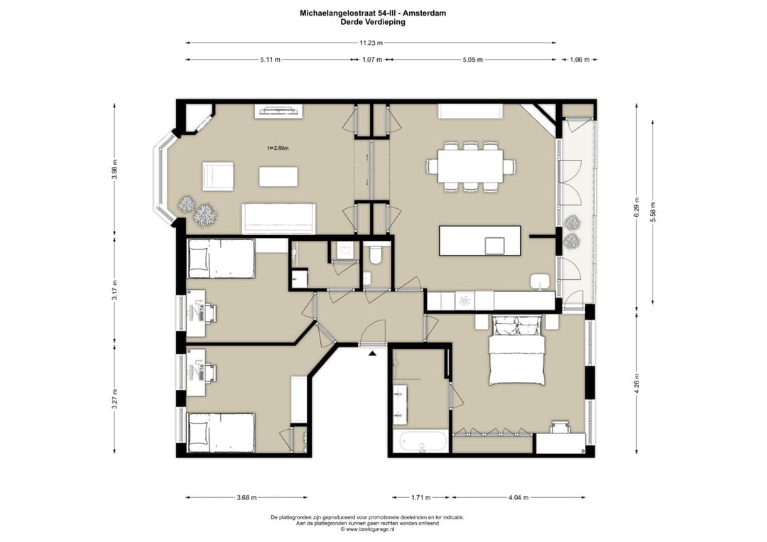 Foto 73 van Michelangelostraat 54-3