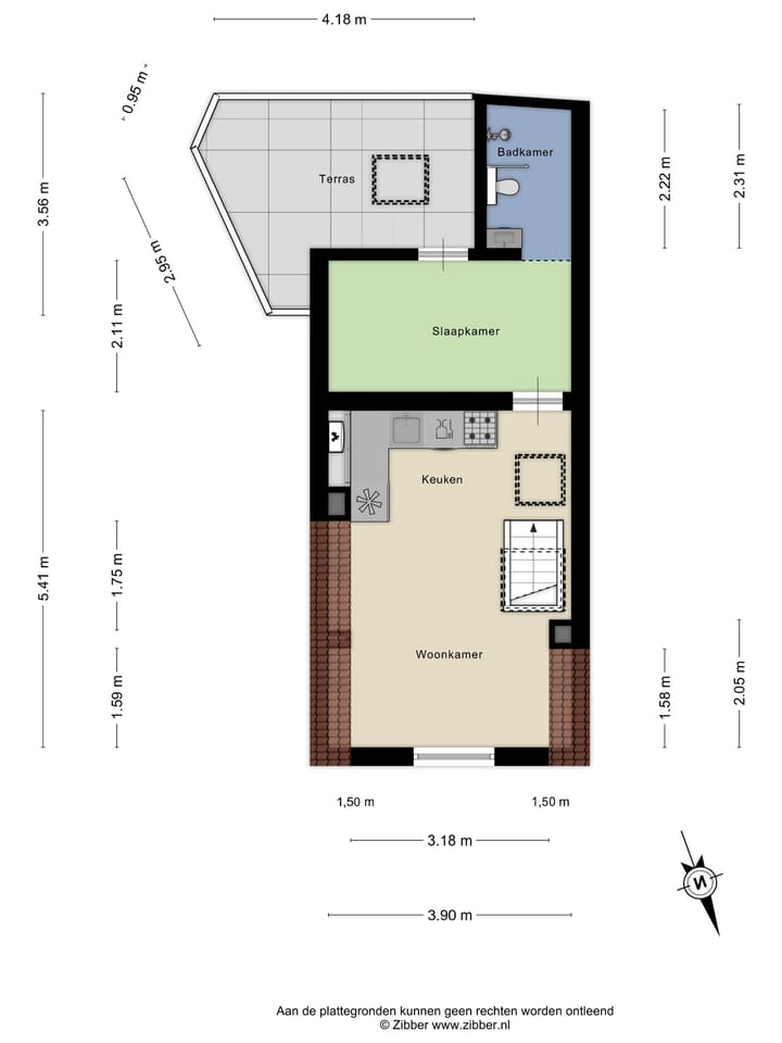 Foto 19 van Caeciliastraat 3-A