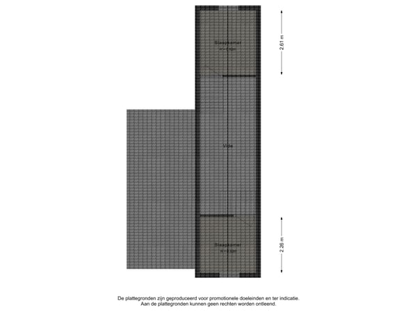 Tiny house 1e verdieping