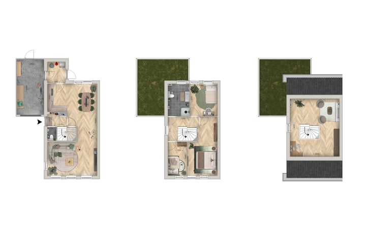 Foto 3 van Halfvrijstaande woningen - Type 1 (Bouwnr. 3)