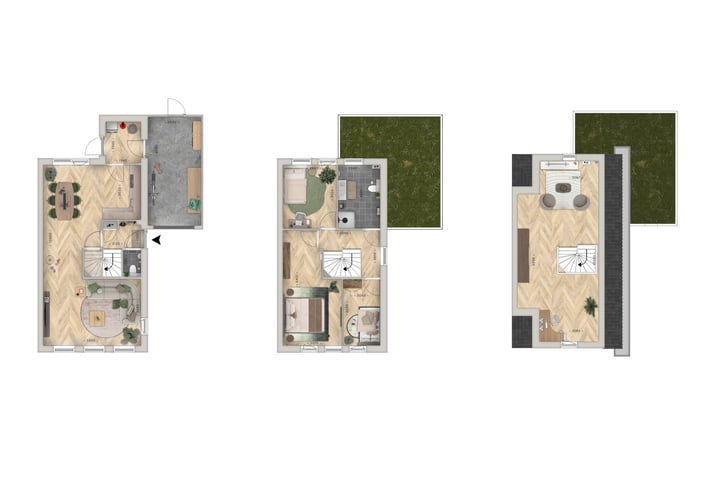 Foto 3 van Halfvrijstaande woningen - Type 1 (Bouwnr. 2)