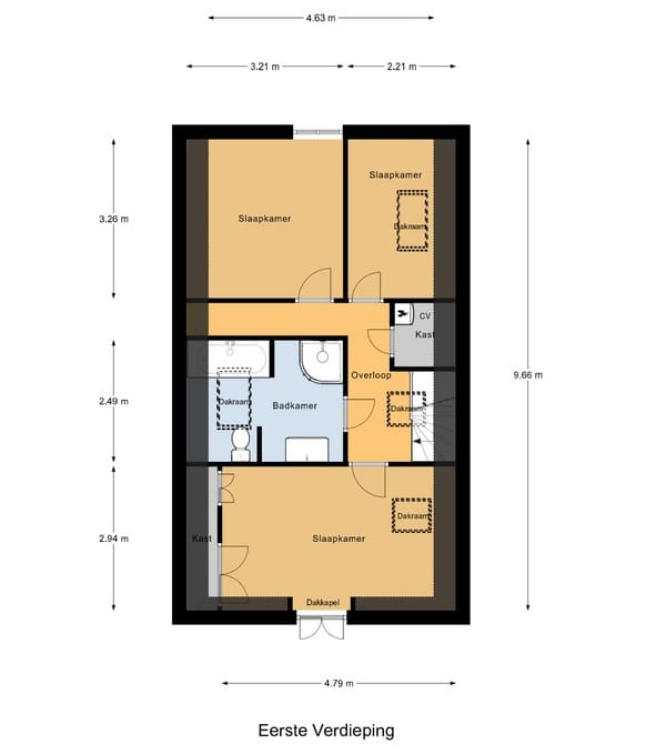 Foto 35 van De la Reystraat 27