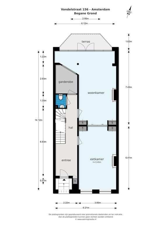 Foto 106 van Vondelstraat 156
