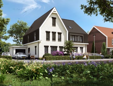 Foto van 2/1 kap woning 2-onder-1-kapwoning