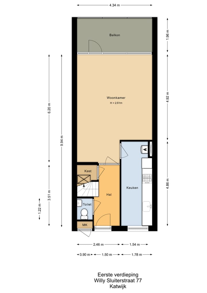 Photo 23 of Willy Sluiterstraat 77