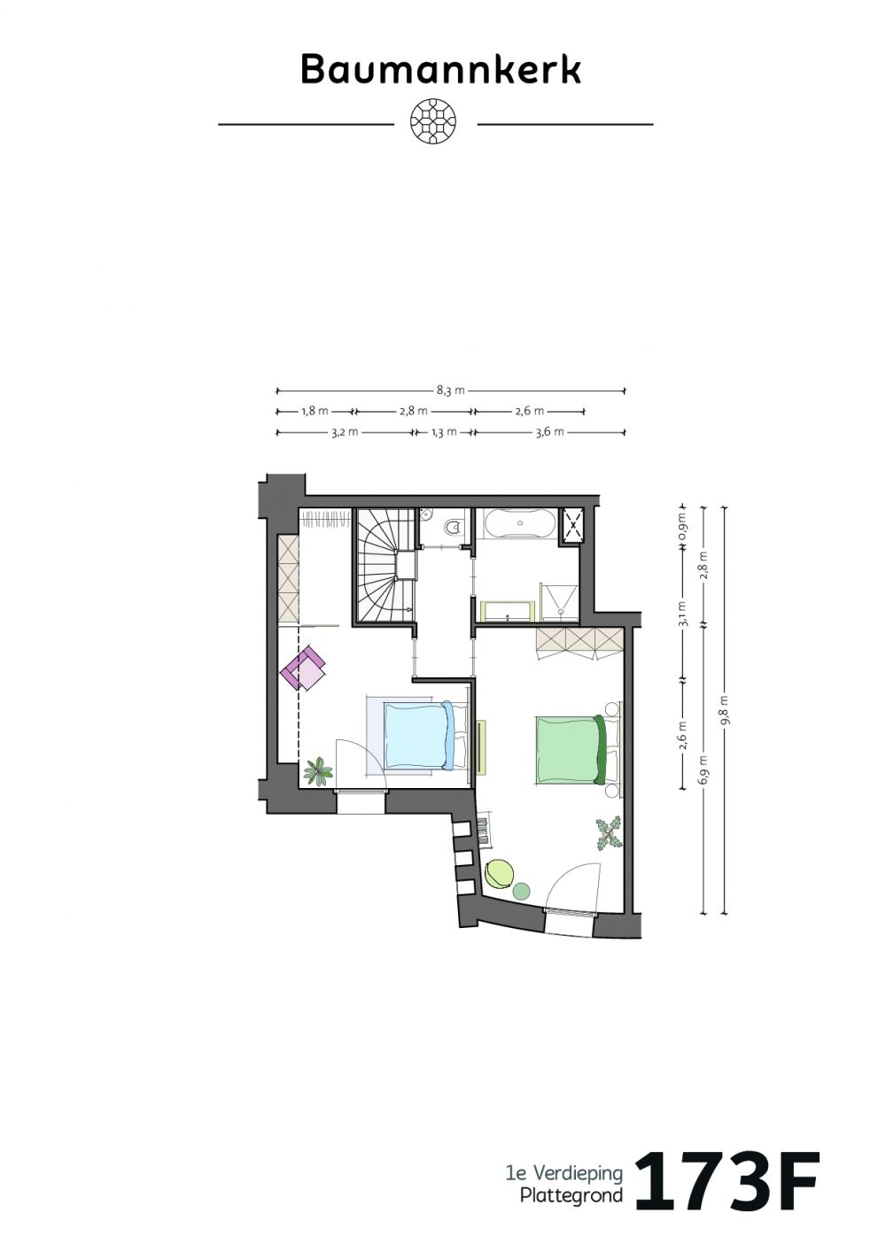 Foto 16 van Burgemeester Baumannlaan 173-F