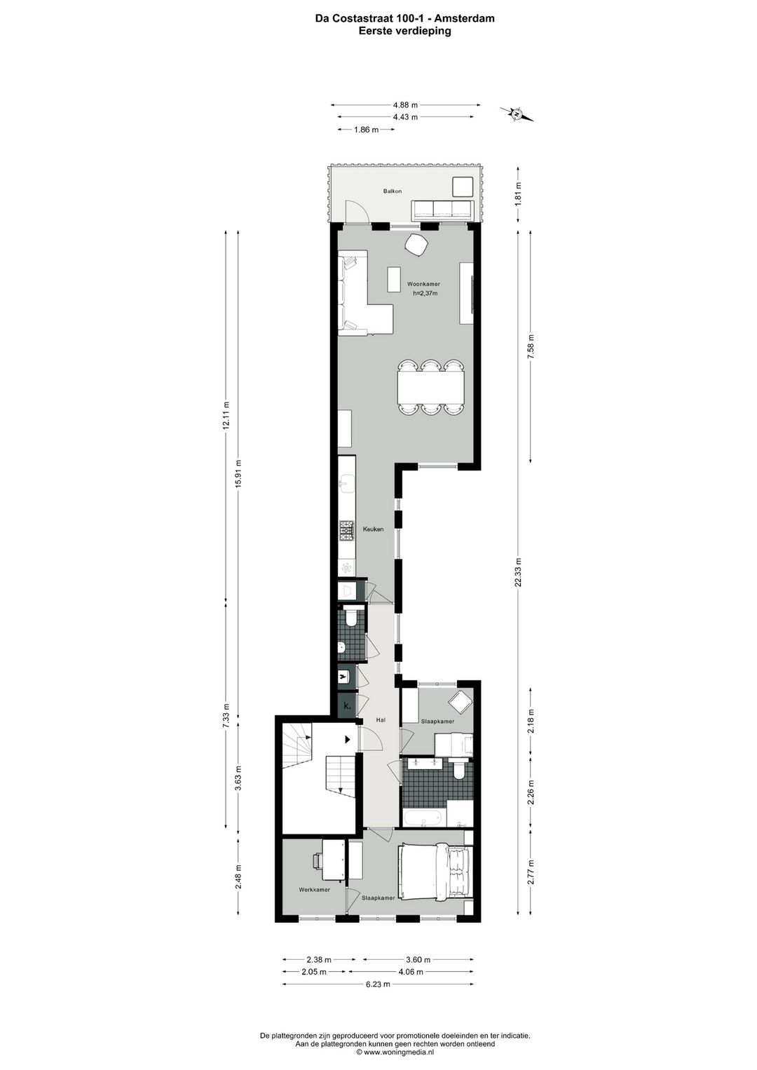 Foto 32 van Da Costastraat 100-1