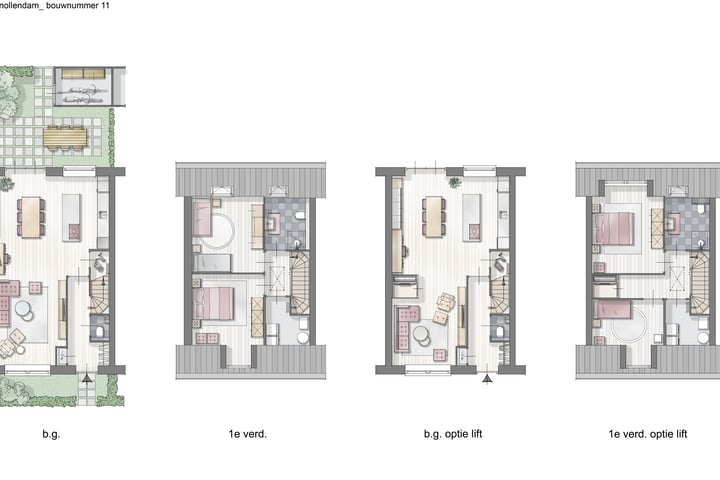 View photo 3 of Rijwoningen (Bouwnr. 11)