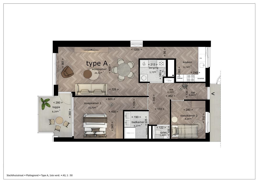 Foto 11 van Appartement (Bouwnr. 20)