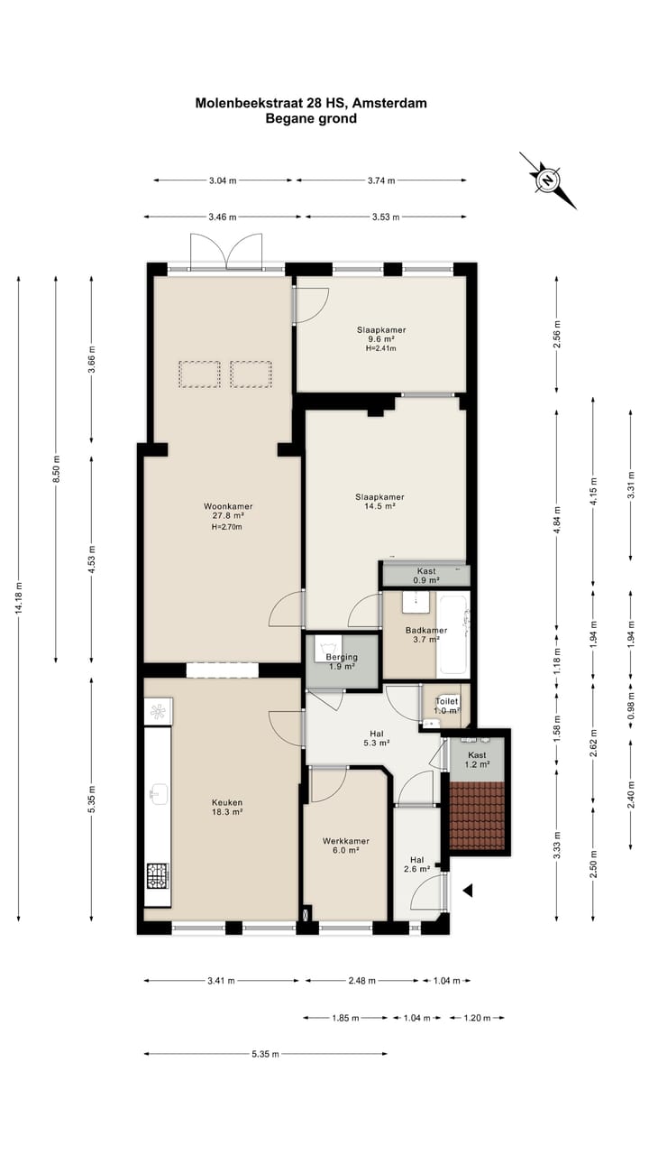 Foto 31 van Molenbeekstraat 28-H