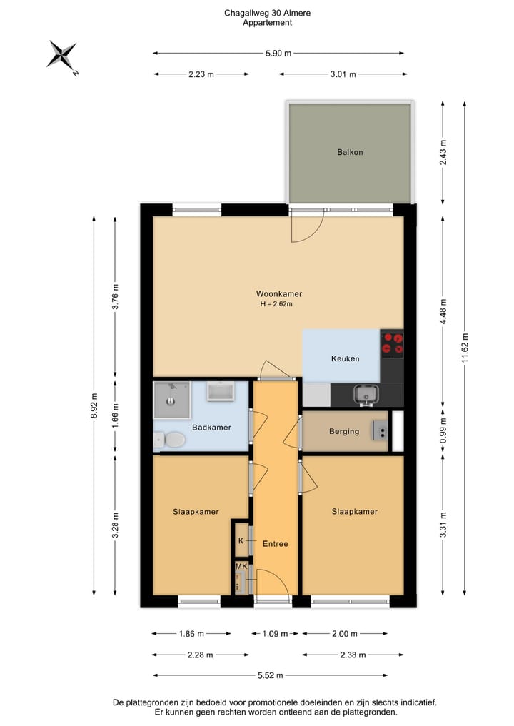 Foto 32 van Chagallweg 30