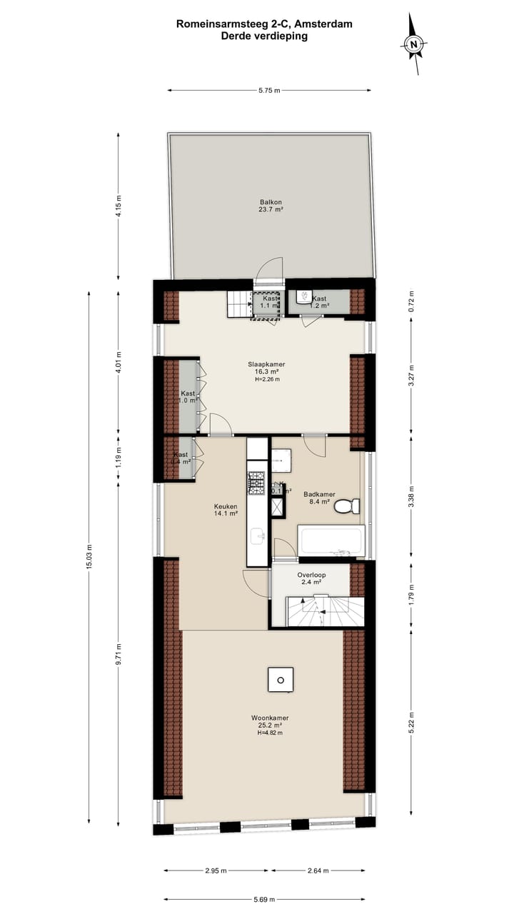 Photo 28 of Romeinsarmsteeg 2-C