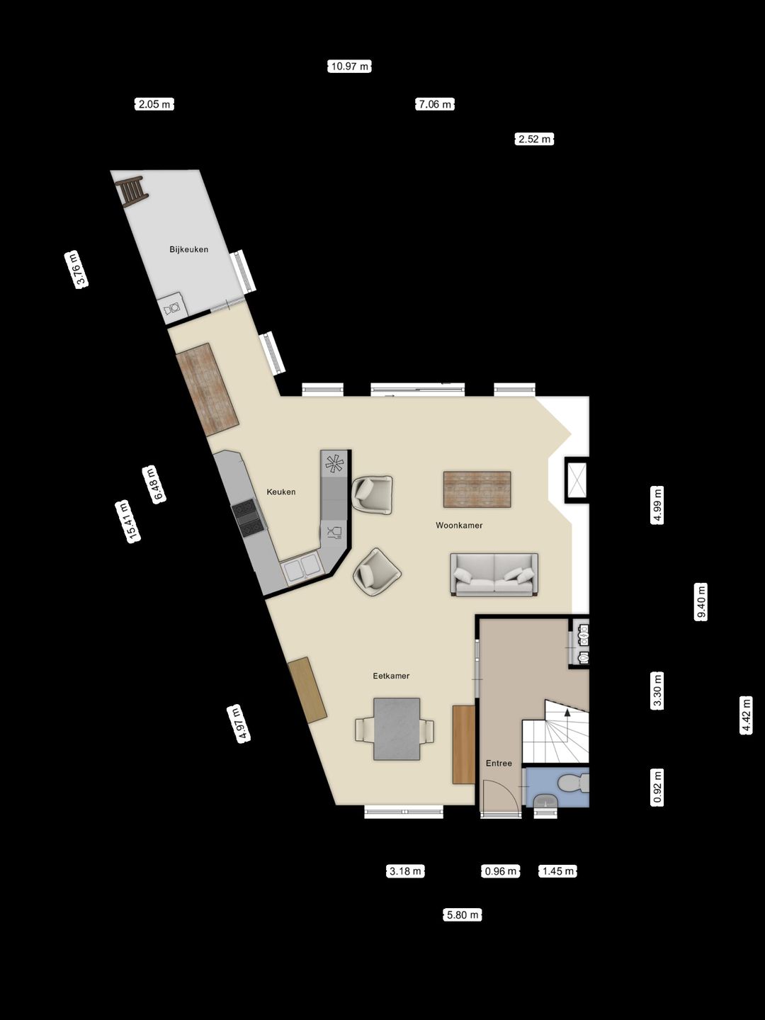 Foto 28 van Burgemeester van den Boschstraat 44-B