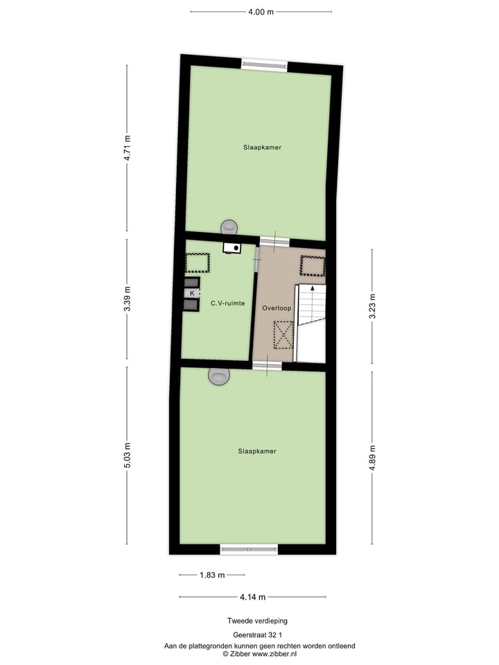 Foto 32 van Geerstraat 32-I