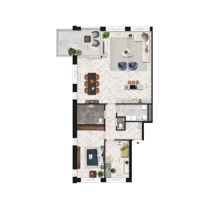 Photo 2 of Kraanbaan l Pakhuizen l Appartement l C1sp (Bouwnr. 35)