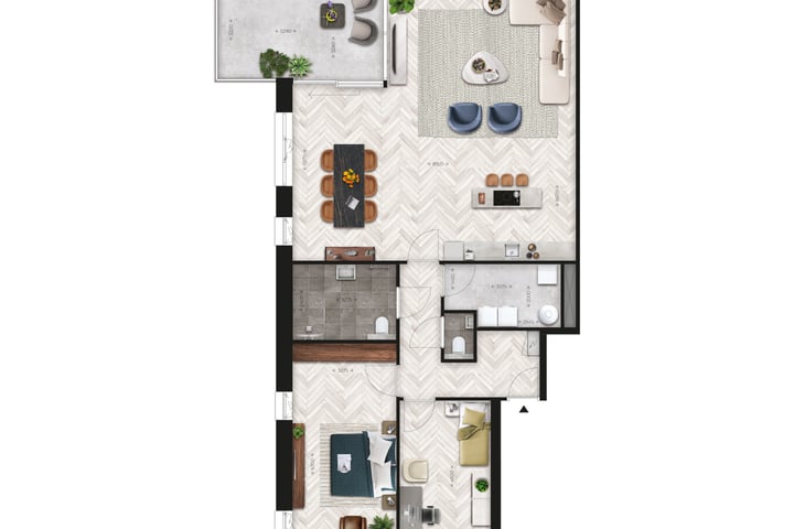Photo 2 of Kraanbaan l Pakhuizen l Appartement l C1sp (Bouwnr. 35)