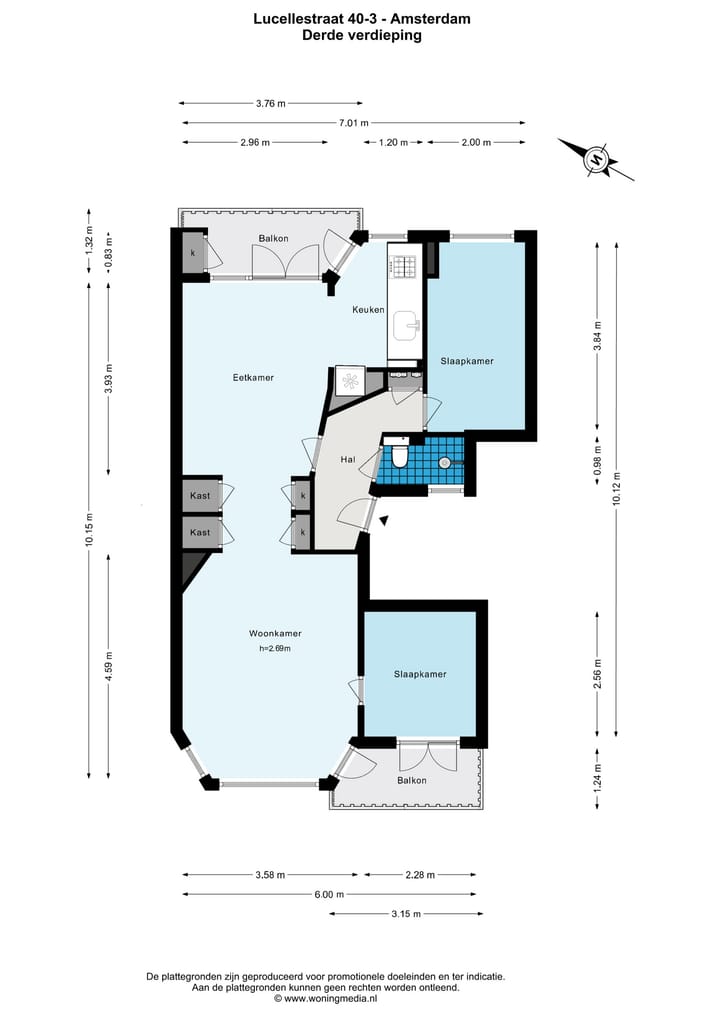 Foto 30 van Lucellestraat 40-3