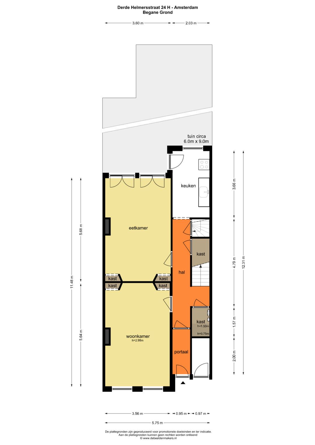 Foto 37 van Derde Helmersstraat 24-H