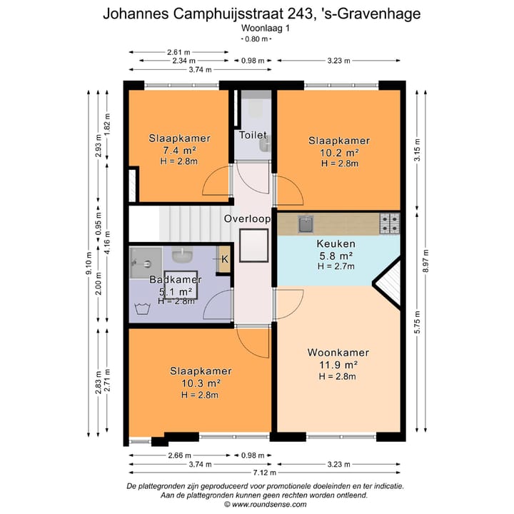 Foto 25 van Johannes Camphuijsstraat 243