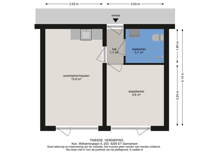 Foto 9 van Koningin Wilhelminalaan 4-211