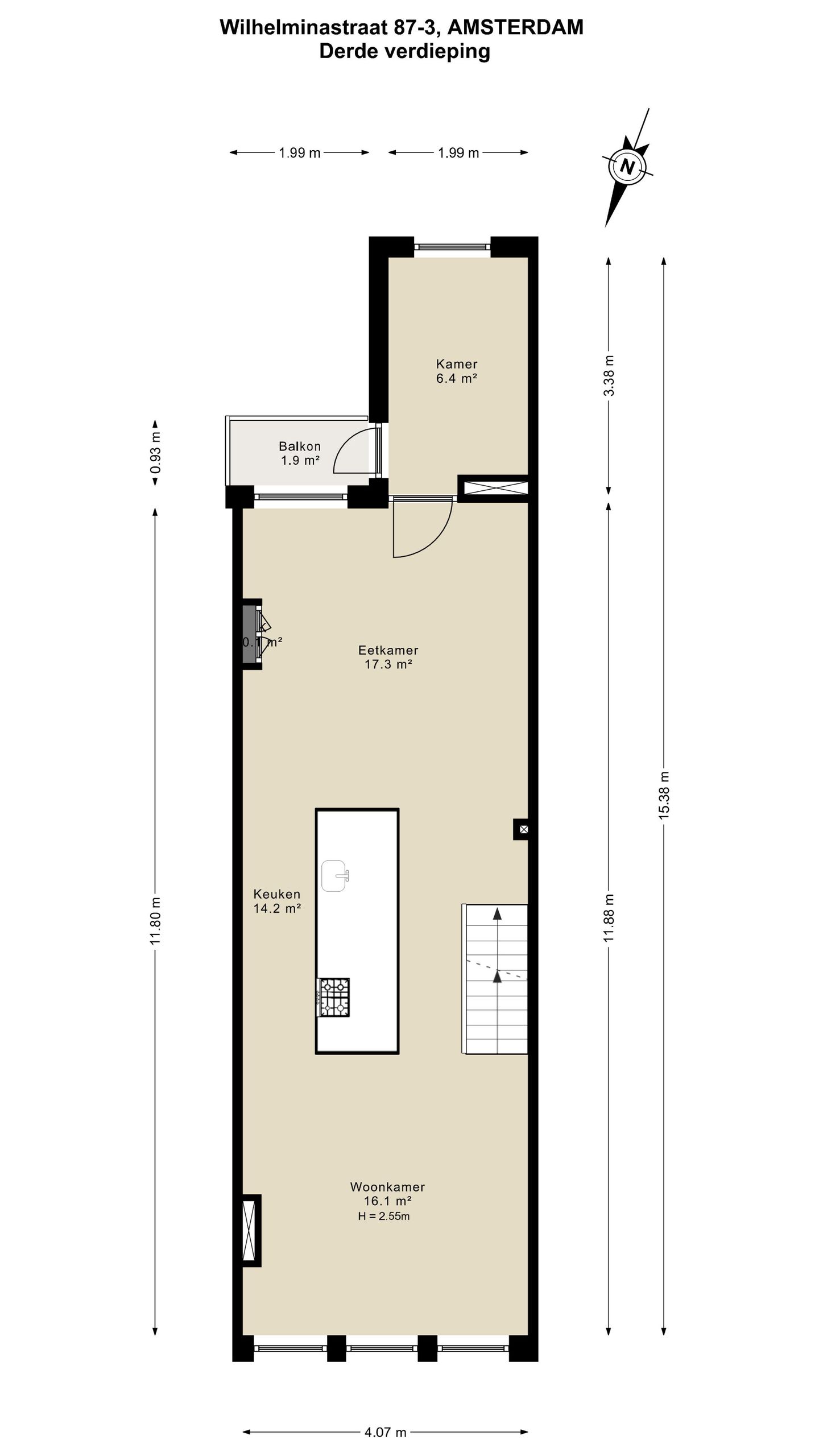 Foto 34 van Wilhelminastraat 87-3