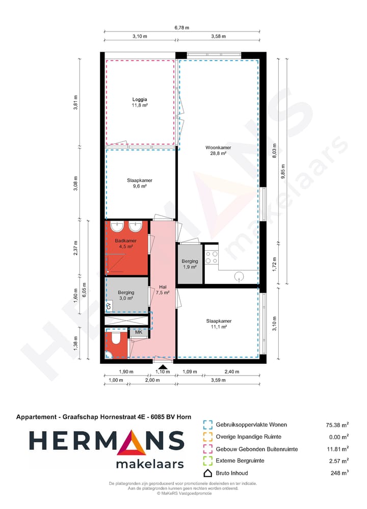 Foto 38 van Graafschap Hornestraat 4-E