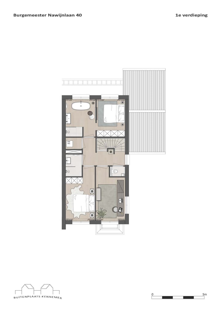 Foto 9 van BUITENPLAATS KENNEMER (Bouwnr. 40)