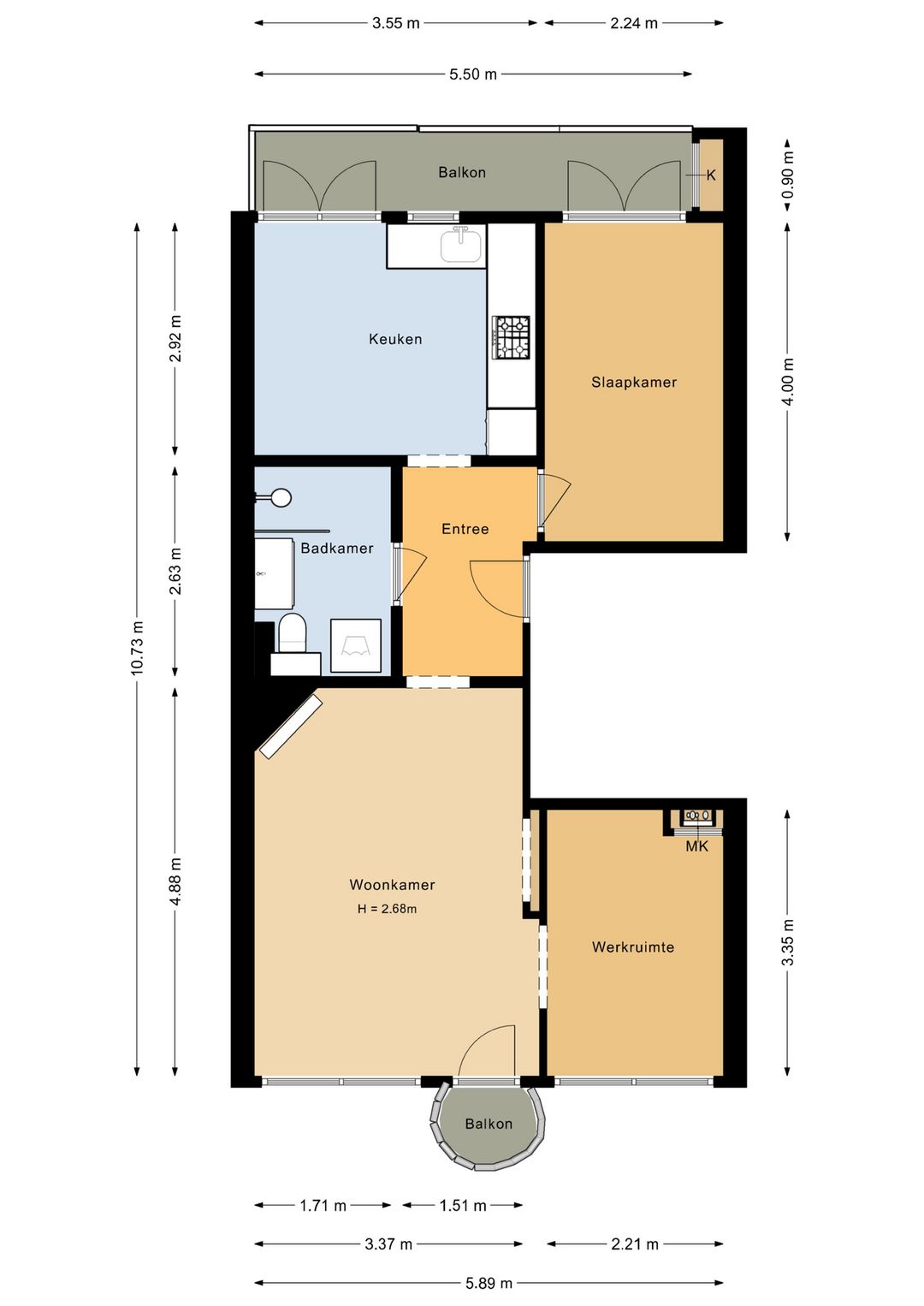 Foto 37 van Sassenheimstraat 19-3