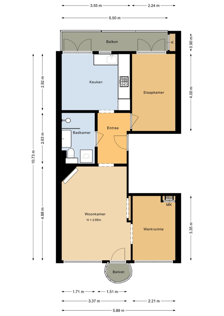 Foto 37 van Sassenheimstraat 19-3