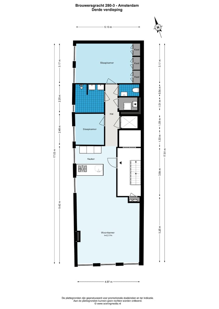 Foto 24 van Brouwersgracht 280-3