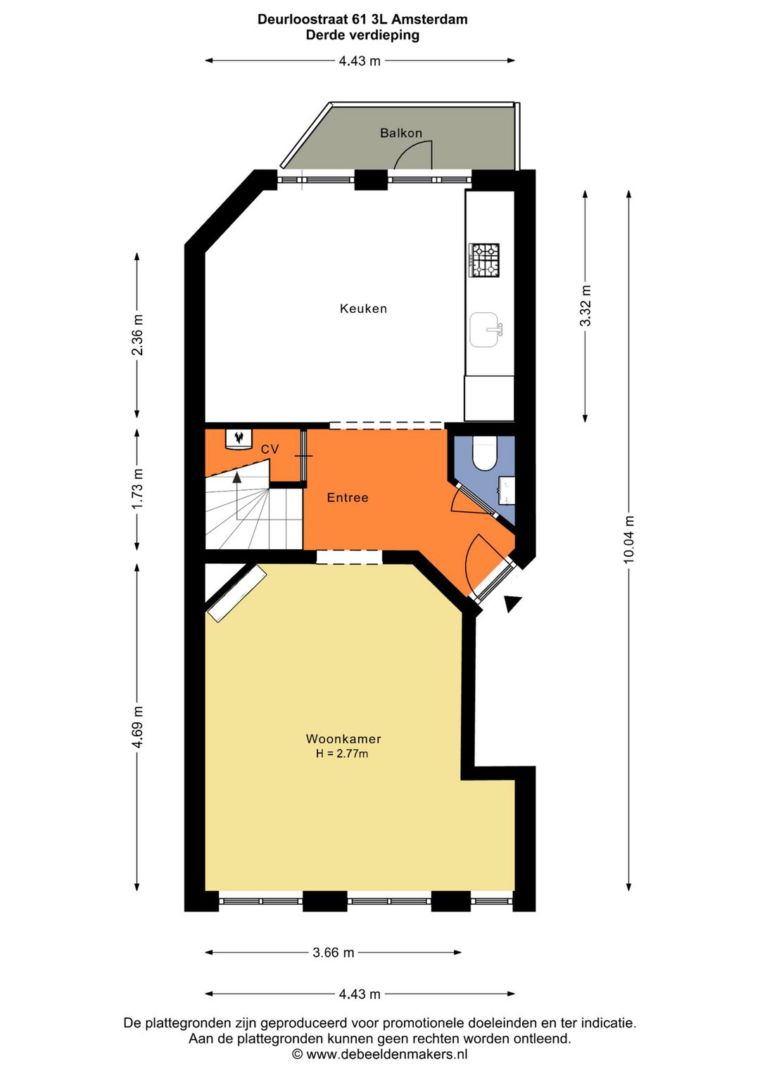 Foto 22 van Deurloostraat 61-3L