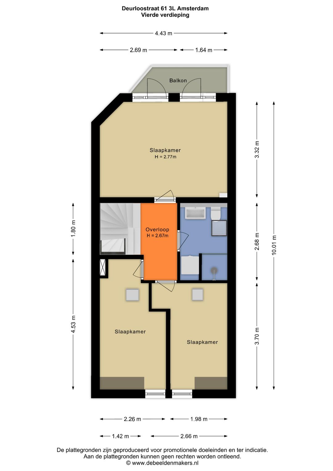 Foto 23 van Deurloostraat 61-3L