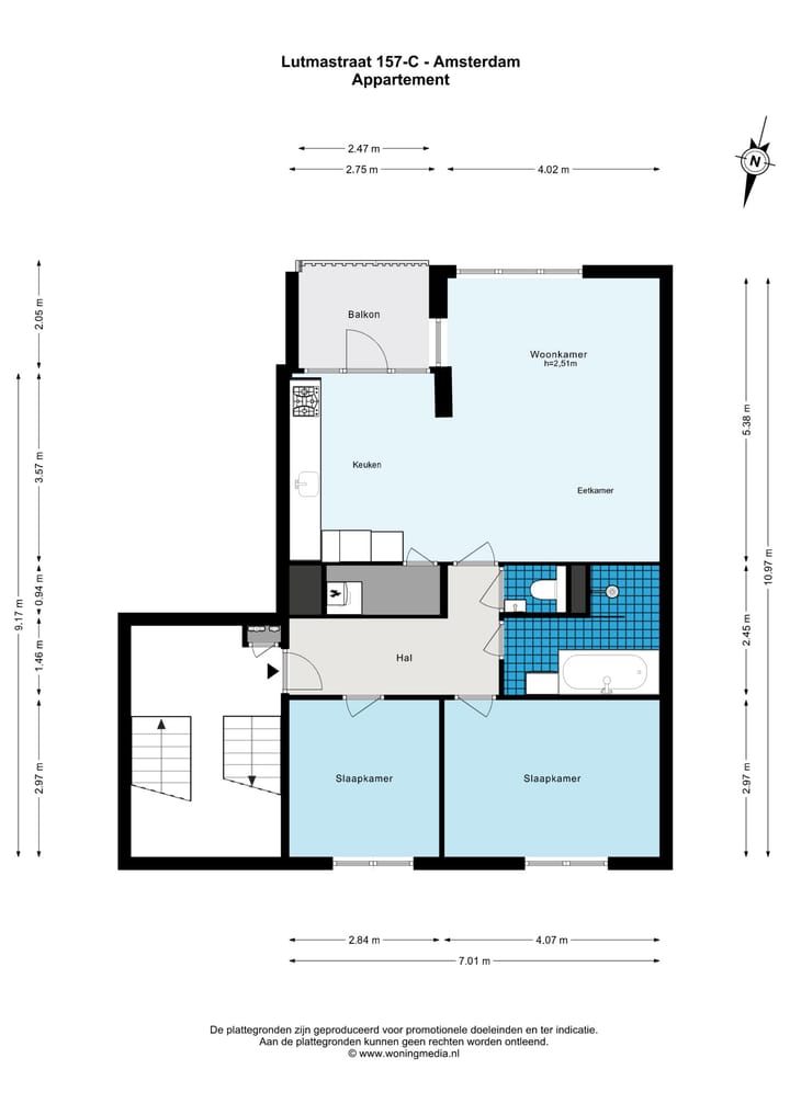 Foto 20 van Lutmastraat 157-C