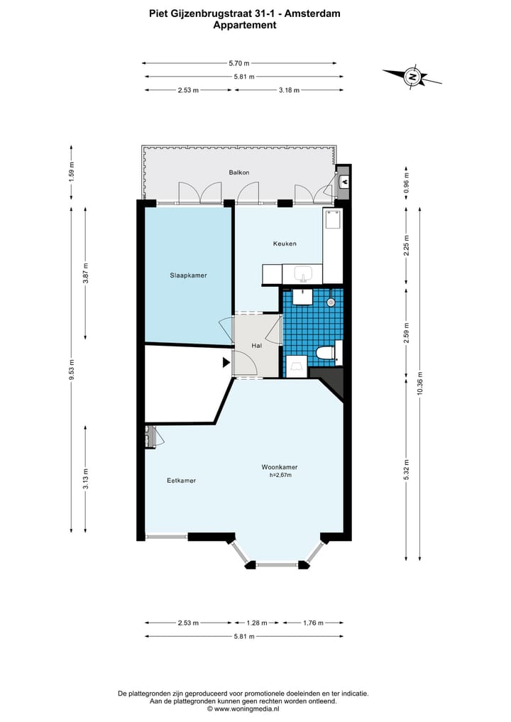 Foto 18 van Piet Gijzenbrugstraat 31-1