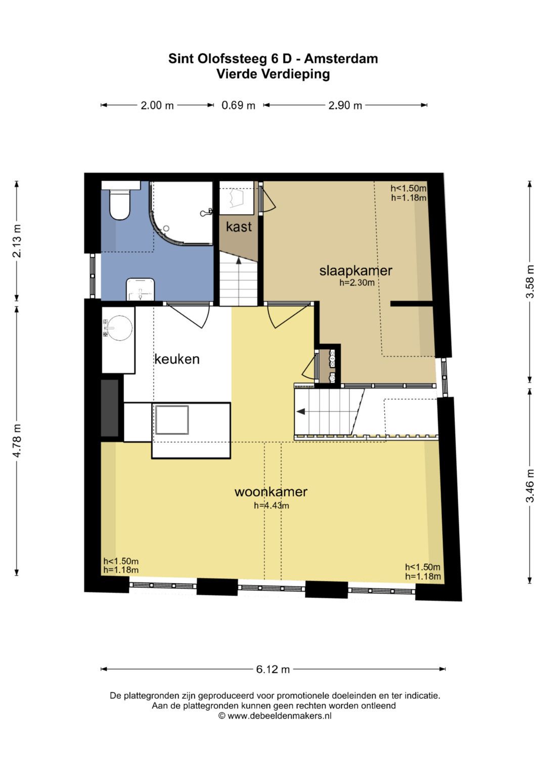 Foto 18 van Sint Olofssteeg 6-D