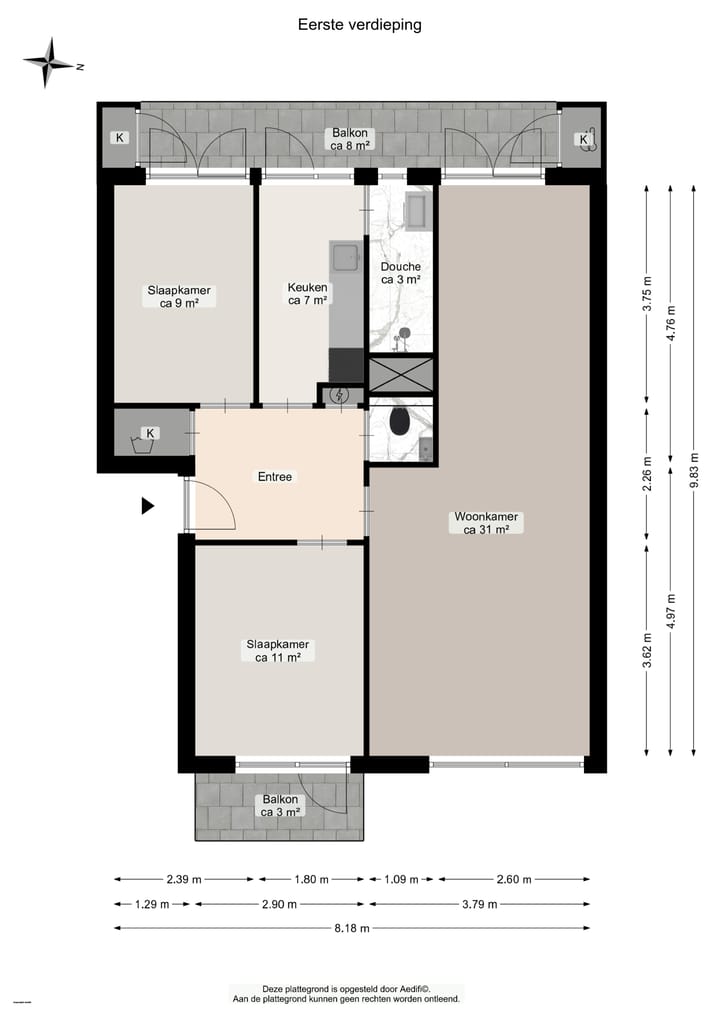 Foto 28 van Snelliusstraat 33