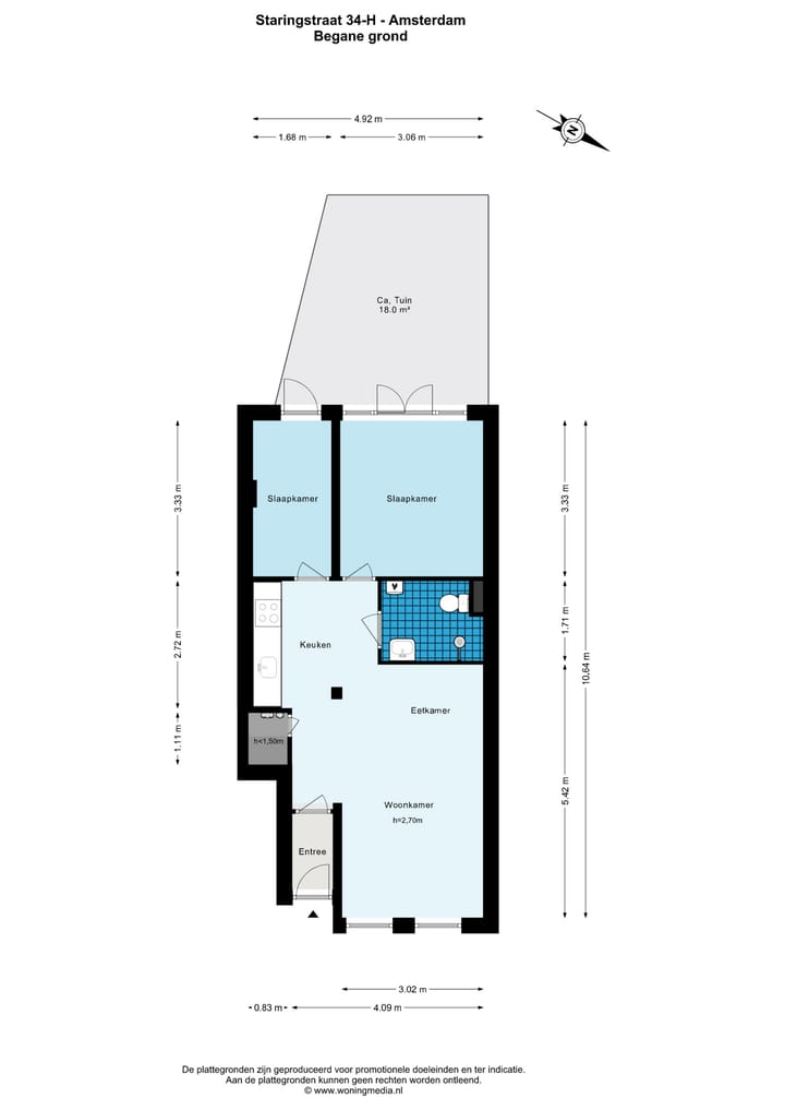 Foto 35 van Staringstraat 34-H