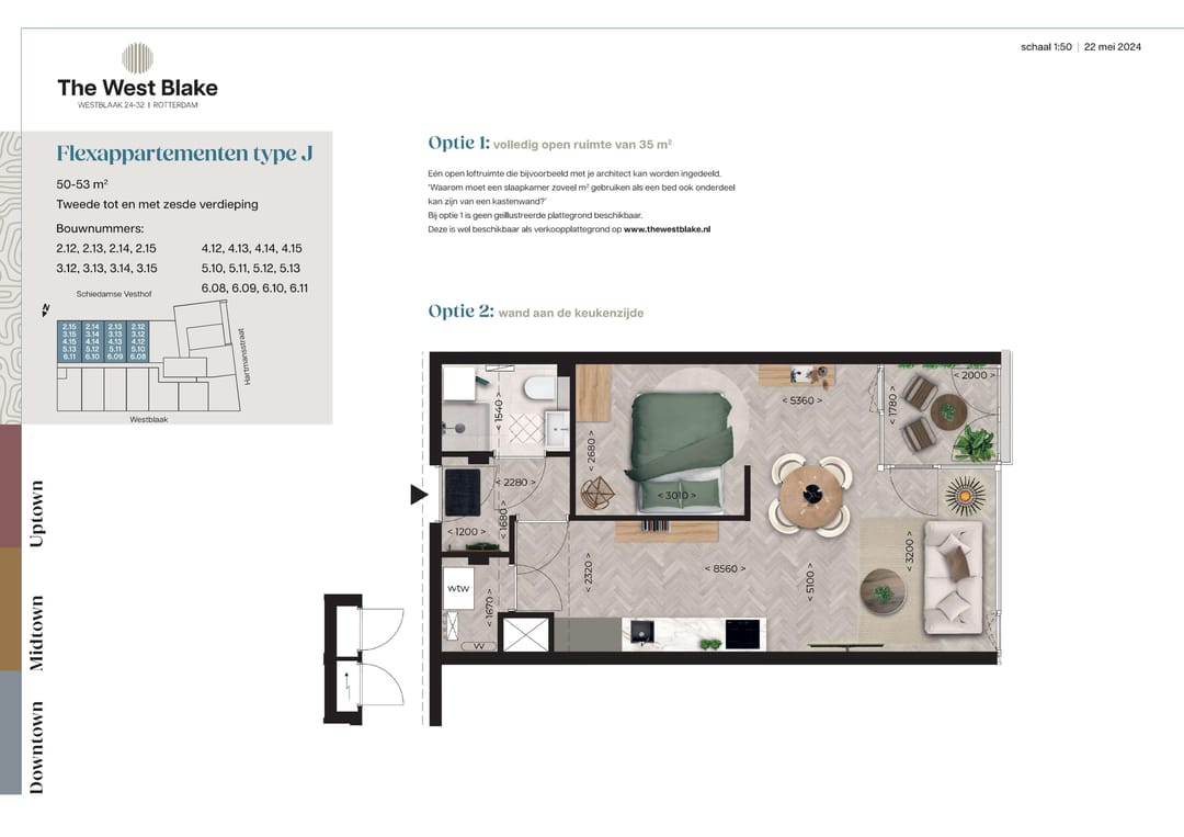 Foto 13 van Westblaak (Bouwnr. 6.11)