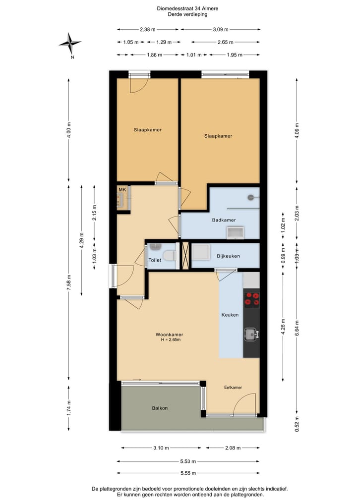 Foto 38 van Diomedesstraat 34